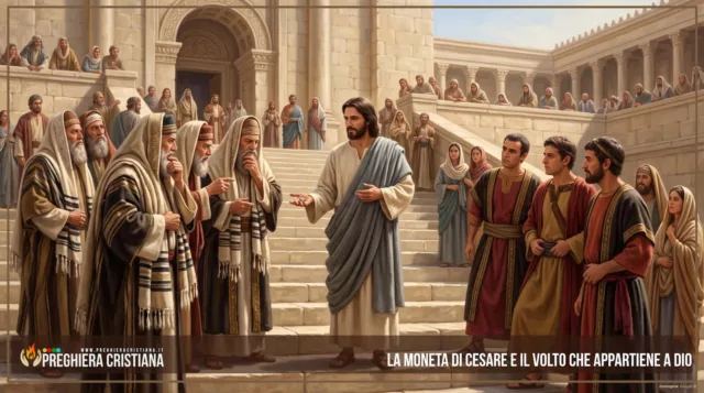 La moneta di Cesare e il volto che appartiene a Dio La moneta di Cesare e il volto che appartiene a Dio