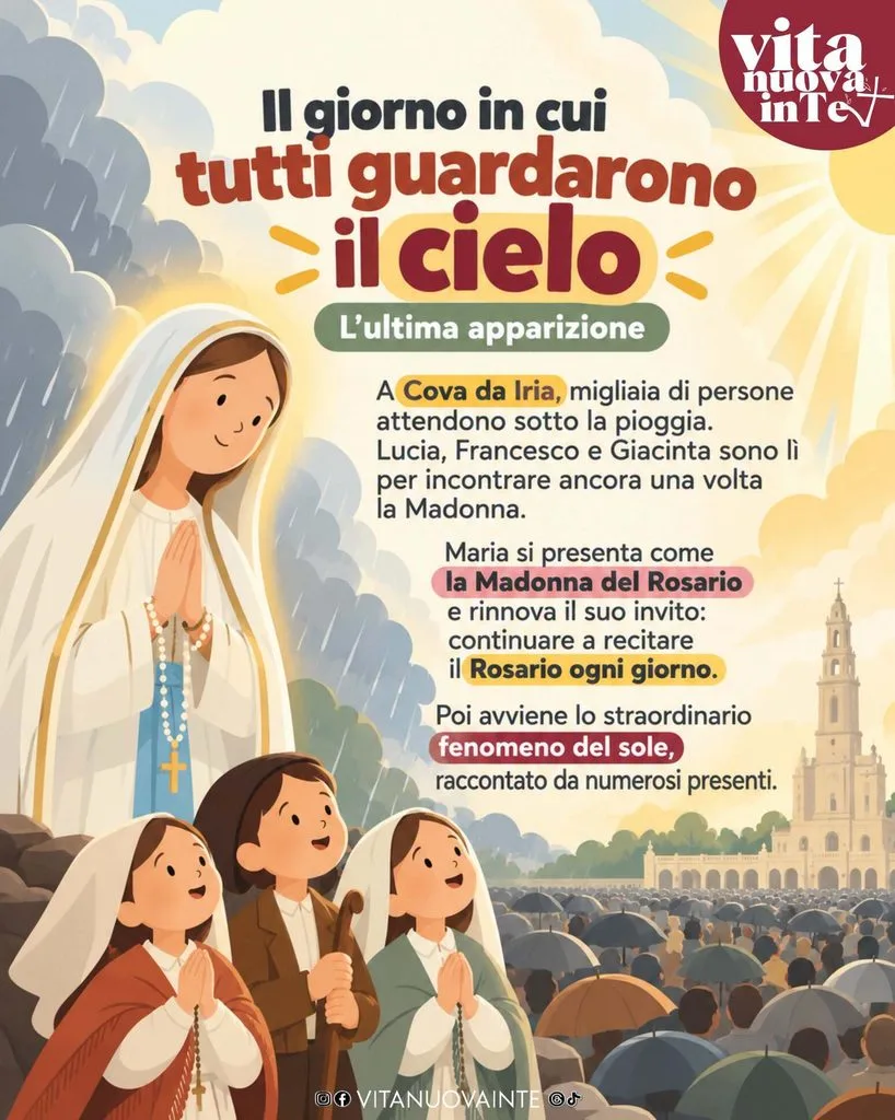 Madonna di Fatima e il Miracolo del Sole