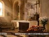 Messe per i defunti: il libretto della Diocesi di Como che risponde alle domande più frequenti Altare con candele accese e crisantemi bianchi per le Messe in suffragio dei defunti