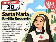 Preghiera a Santa Maria Bertilla Boscardin – 20 Ottobre Preghiera a Santa Maria Bertilla Boscardin - 20 Ottobre