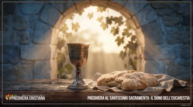 Preghiera al Santissimo Sacramento- il dono dell'Eucarestia Preghiera al Santissimo Sacramento- il dono dell'Eucarestia