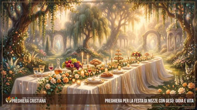 Preghiera per la festa di nozze con Gesù- gioia e vita Preghiera per la festa di nozze con Gesù- gioia e vita