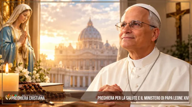 Preghiera per la salute e il ministero di Papa Leone XIV Preghiera per la salute e il ministero di Papa Leone XIV