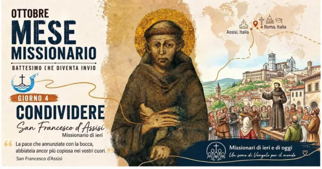 San Francesco d Assisi condividere Vangelo San Francesco d Assisi condividere Vangelo