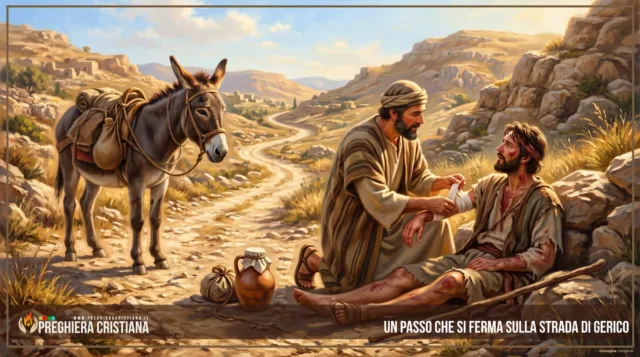 Un passo che si ferma sulla strada di Gerico Un passo che si ferma sulla strada di Gerico