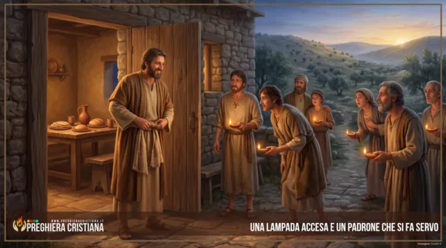 Una lampada accesa e un padrone che si fa servo Una lampada accesa e un padrone che si fa servo