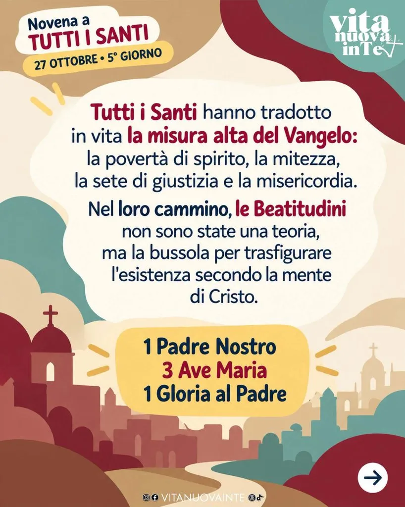 Meditazione del 5° giorno: i santi hanno vissuto le Beatitudini come bussola per trasfigurare l’esistenza secondo Cristo