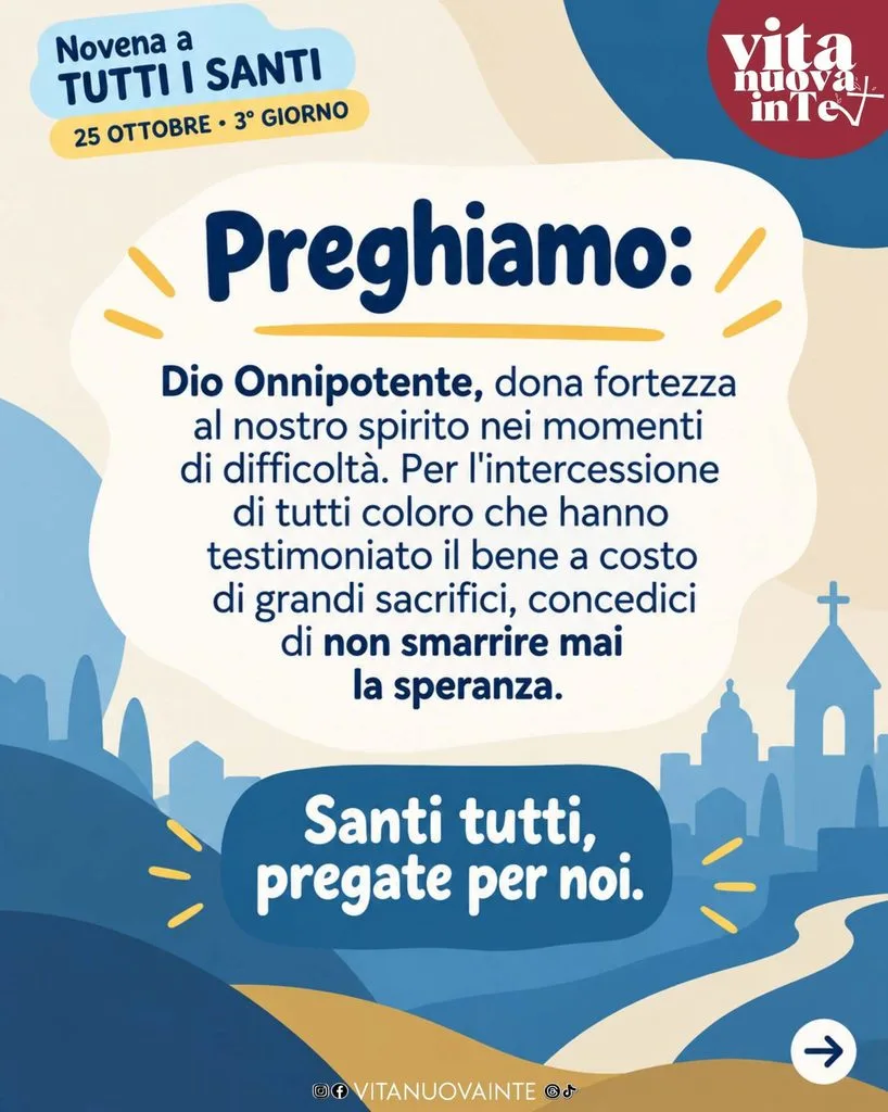 Novena a Tutti i Santi – 3° giorno: la fortezza nella prova