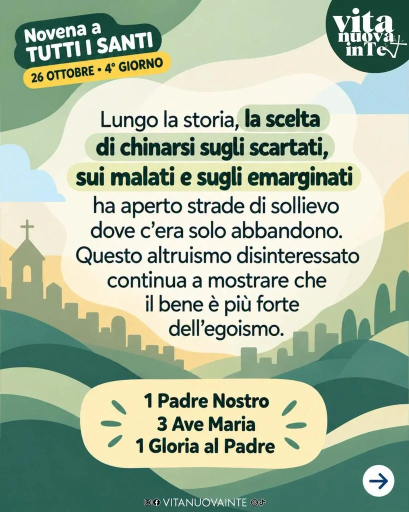Meditazione del 4° giorno: chinarsi sugli scartati, sui malati e sugli emarginati apre strade di sollievo